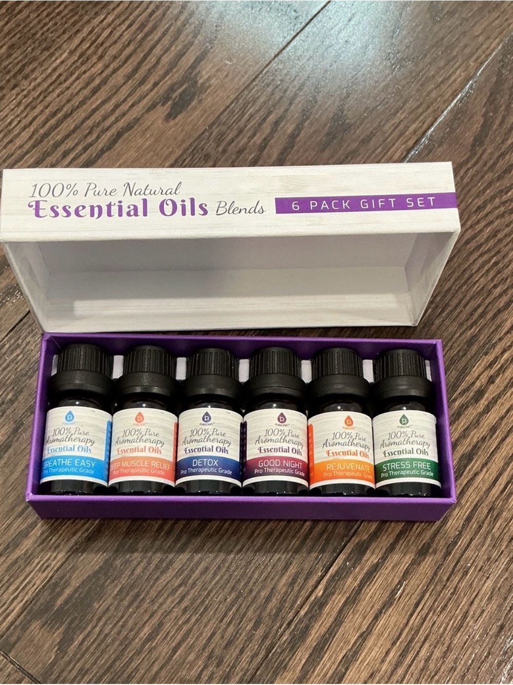 Essential Oils 6-Pack Gift Set by - Purple
